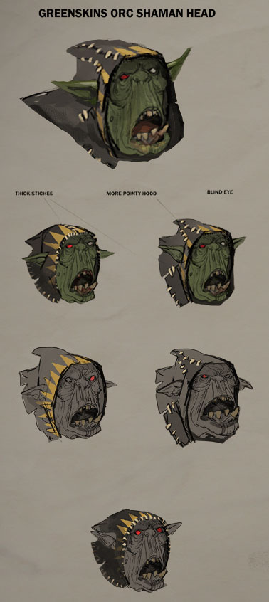 Total War: WARHAMMER. 12 дней Фестага. День четвертый - концепт арты по оркам-шаманам